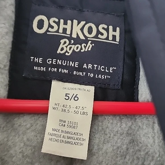 OshKosh B'Gosh Boys' Ski Jacket and Snowbib Snowsuit Set Size 5 - Picture 6 of 14